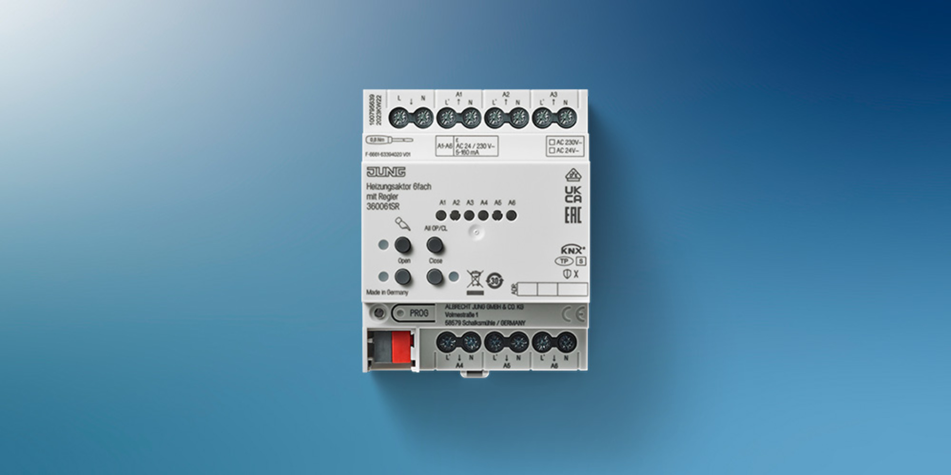 KNX Heizungsaktor 6-fach bei Thomas Miksch ETM Elektrotechnik in Frauenprießnitz